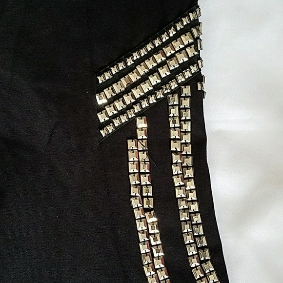 NEW GUESS BLACK STUDDED TUBE DRESS - Picture 5 of 6